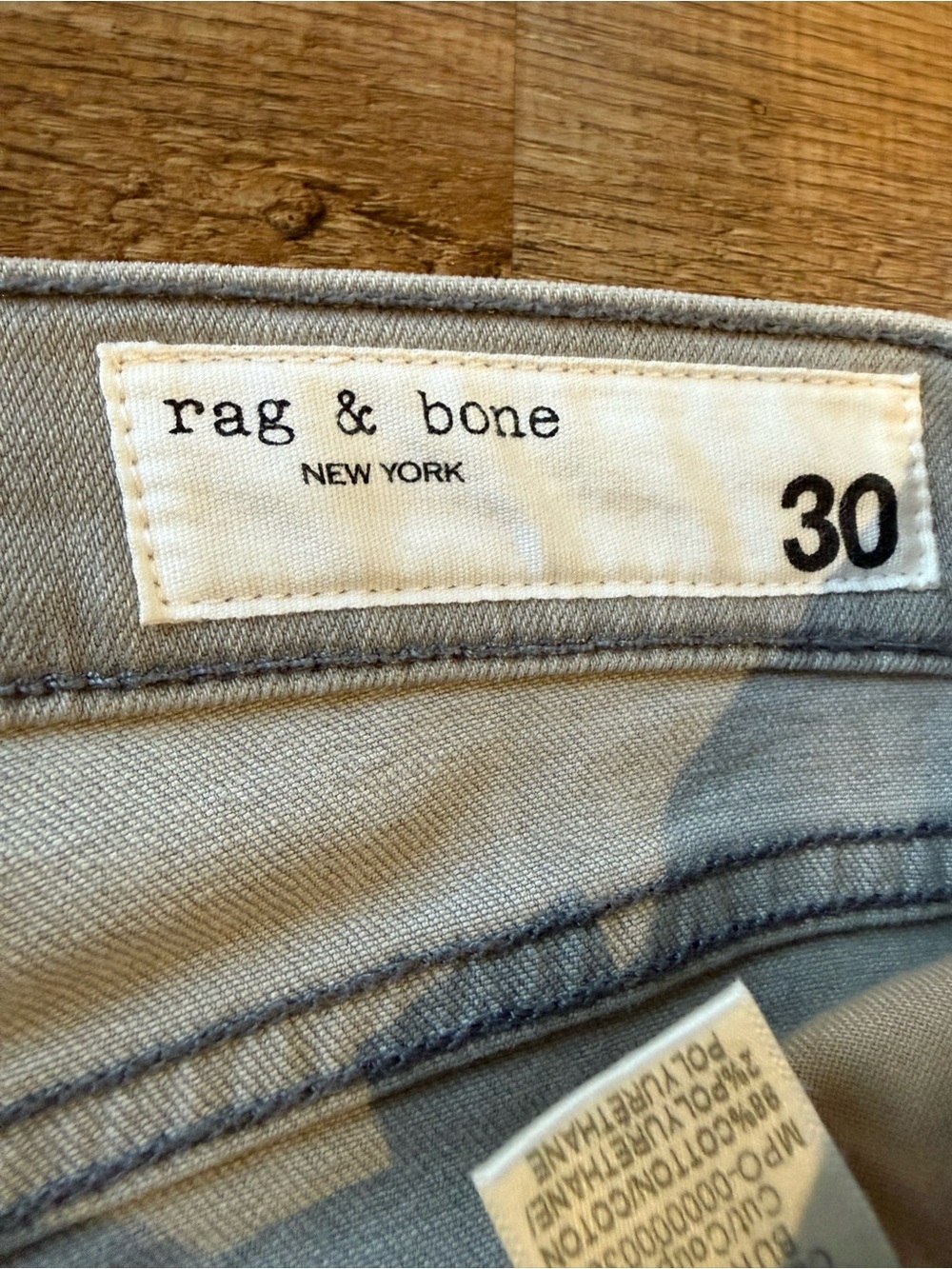 rag & bone Cropped Slim Jeans in Burmese - Picture 2 of 8